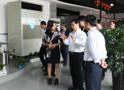 副省长陈云贤一行到风火轮热能科技公司调研